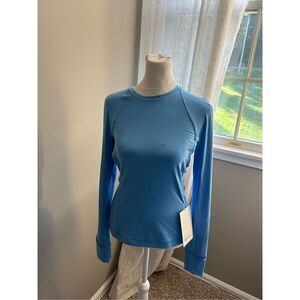 NWT Lululemon It’s Rulu Long-Sleeve Shirt Aero Blue Size 6